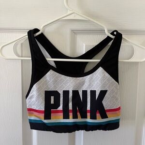 PINK Victoria's Secret Multicolor Sports Bra